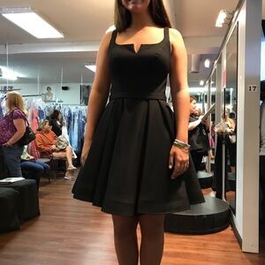 Sherri Hill Black Homecoming dress
